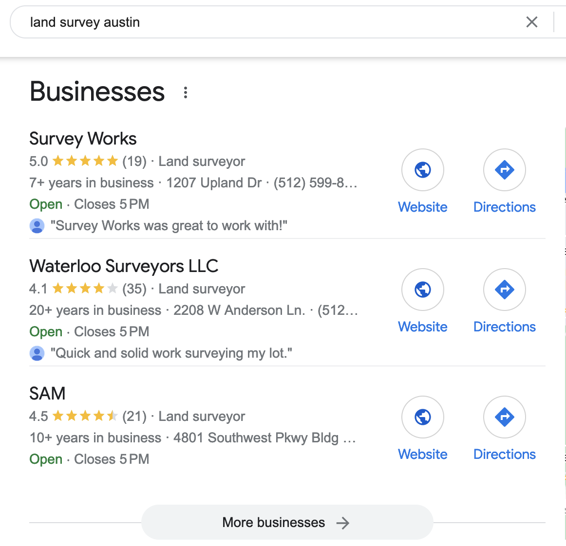 Local Search Results for Home Services